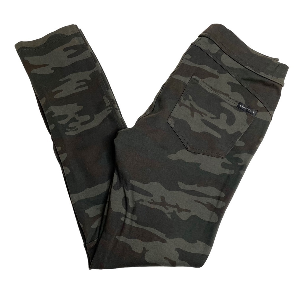 Sanctuary x Anthropologie Grease Leggings Green Camo Size Small